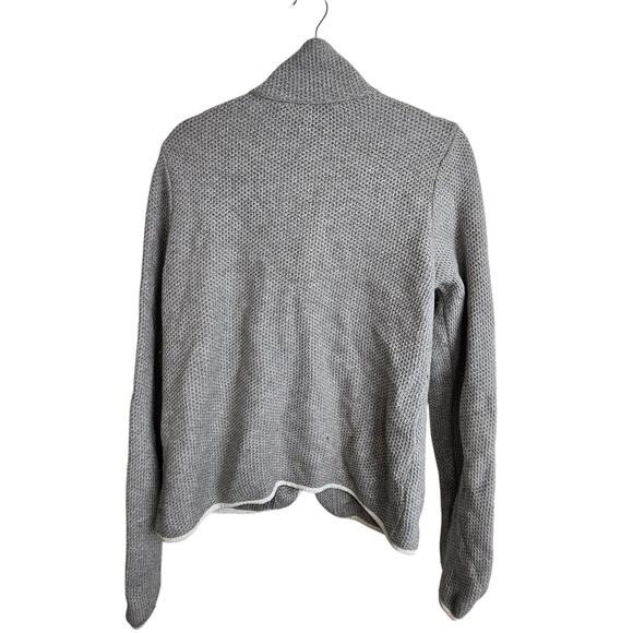 Moth Anthropologie Sweater Knit Sweater Women XL Gray Sweater Blazer Womens - Picture 7 of 8